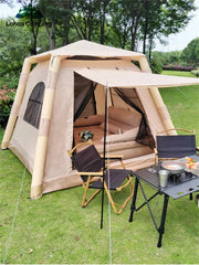 Lohascamping Large Camping Air Tent for 4-5 people Air shelter Dome tent Family Hiking inflatable One-touch tent Outdoor Tent
