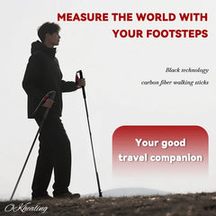 110g Ultra Light Weight Trekking Poles Foldable Hiking Sticks Carbon Fiber Hiking Poles Walking Sticks Trekking Walking Poles