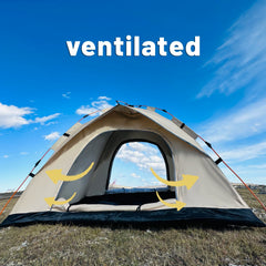 Outdoor Automatic Quick-opening Tent Automatic Rainproof Sunshine-proof Tent Fishing Beach Sunshine Shelter 4 person tents