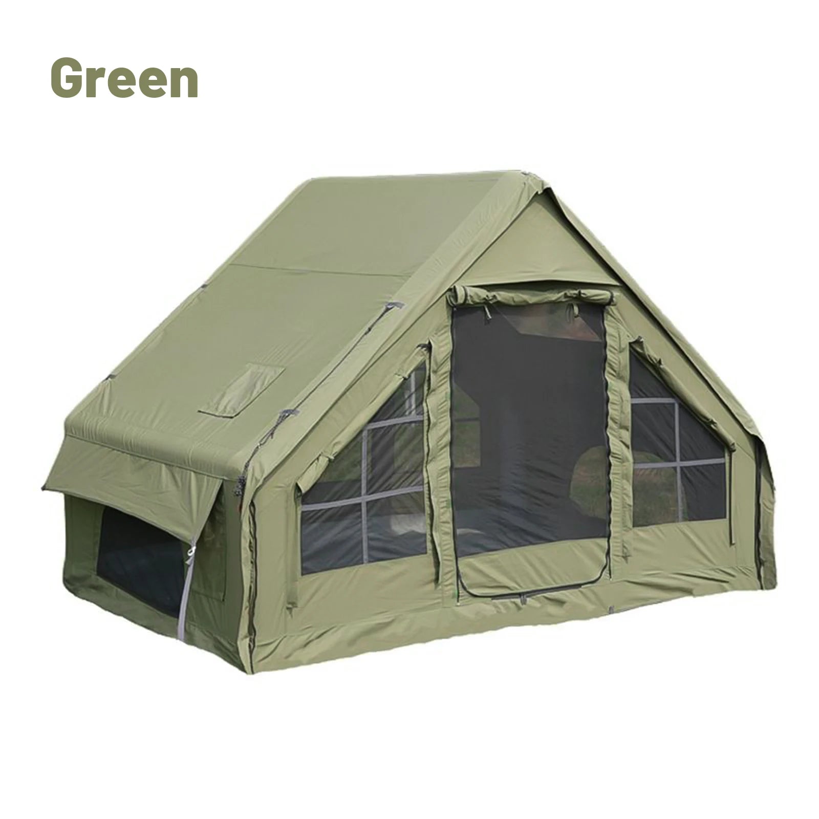 Inflatable Family Camping Tent – with Stove Plug, 4–8 Person