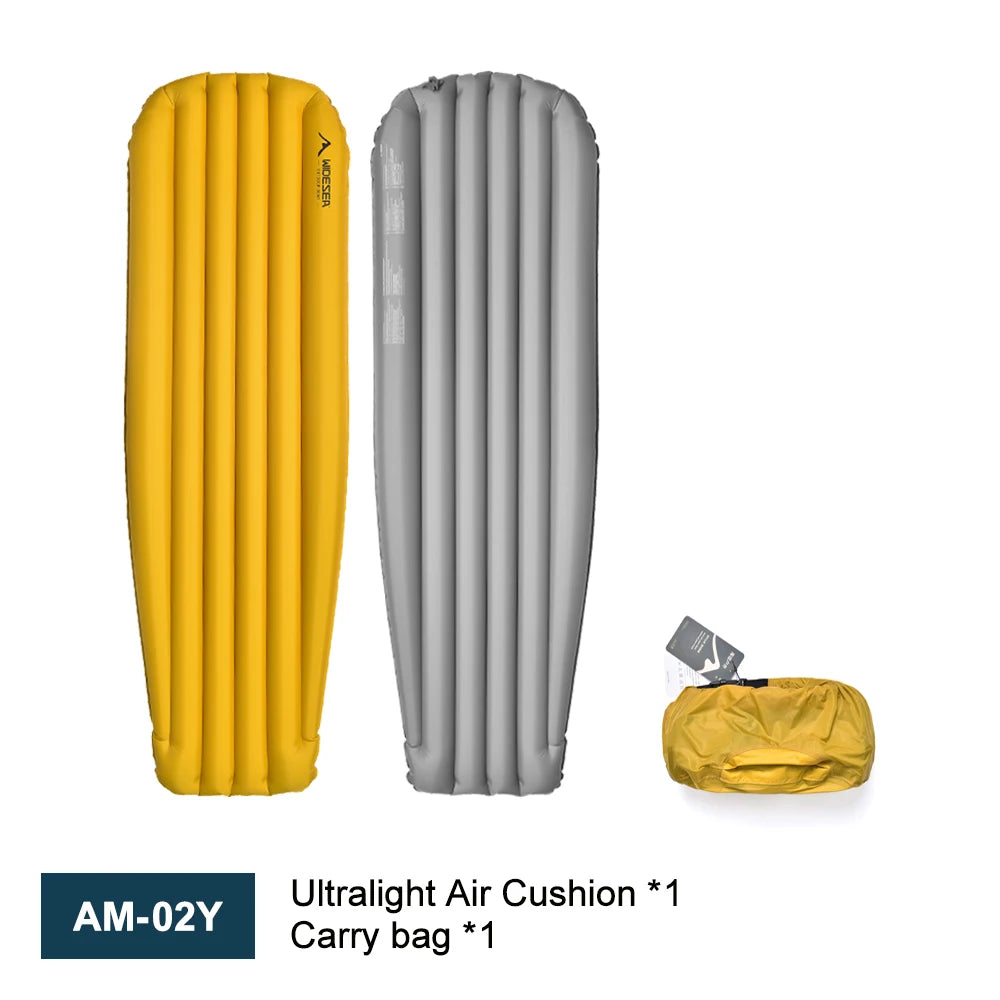 Outdoor Camping Inflatable Mat  mummy Portable Storable Moisture-Proof Light for Hiking – Quick-Inflate Compact Water-Resistant