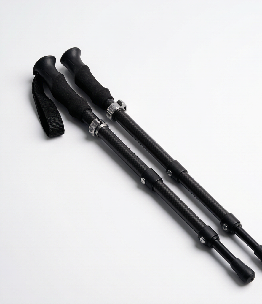 TrailKit Depot - Telescopic Carbon Trekking Poles